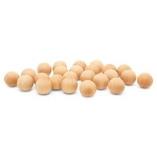 Small Wooden Balls 3/4 inch, Unfinished Round Birch Craft Balls  Woodpeckers