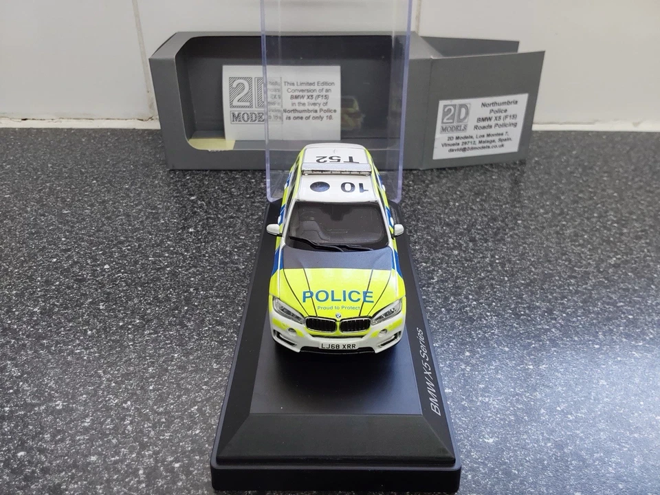 2D Models Custom Paragon BMW X5 F15 Northumbria Police Only 1 Of 10 Made BNIB - Image 3 of 4