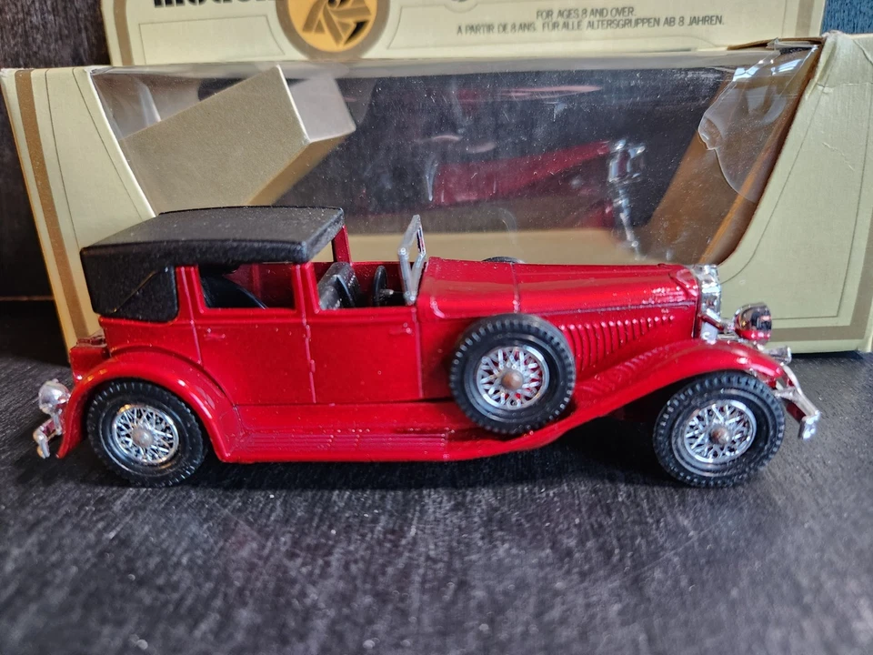 MATCHBOX MODELS OF YESTERYEAR Y-4 1930 MODEL J DUESENBERG MAROON 1978 NIB - Image 3 of 4