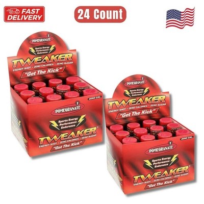 Tweaker Energy Shot, Pomegranate, 2 fl oz, 24 Count - FREE SHIPPING