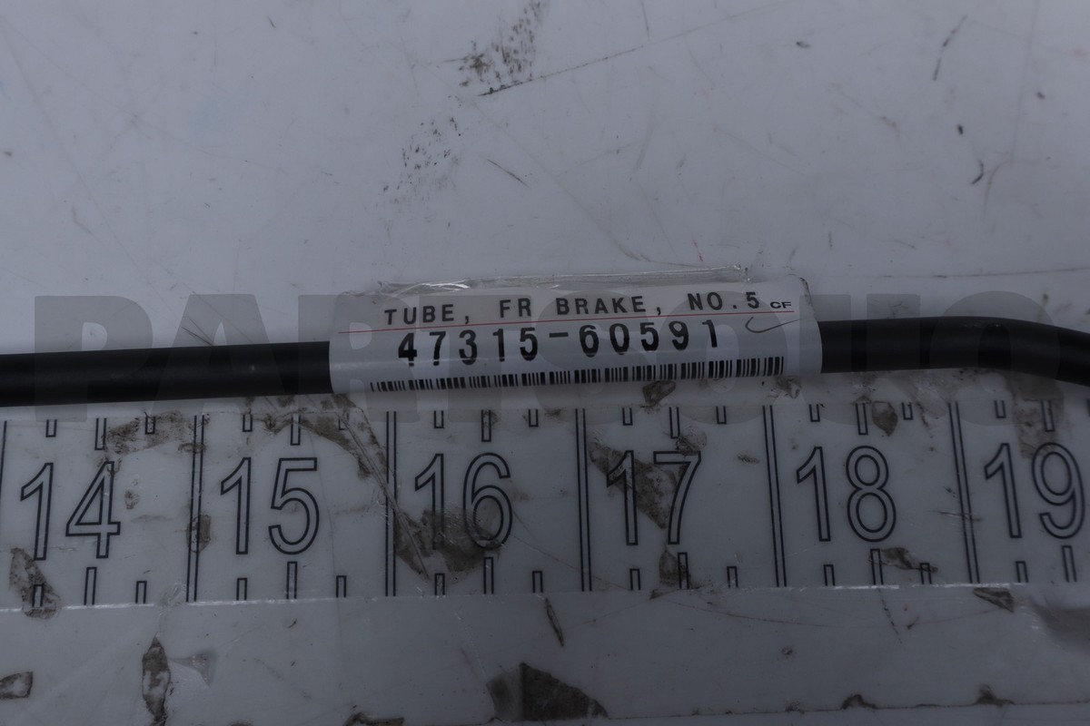 4731560591 Genuine Toyota TUBE, FR BRAKE, NO.5 47315-60591 | eBay