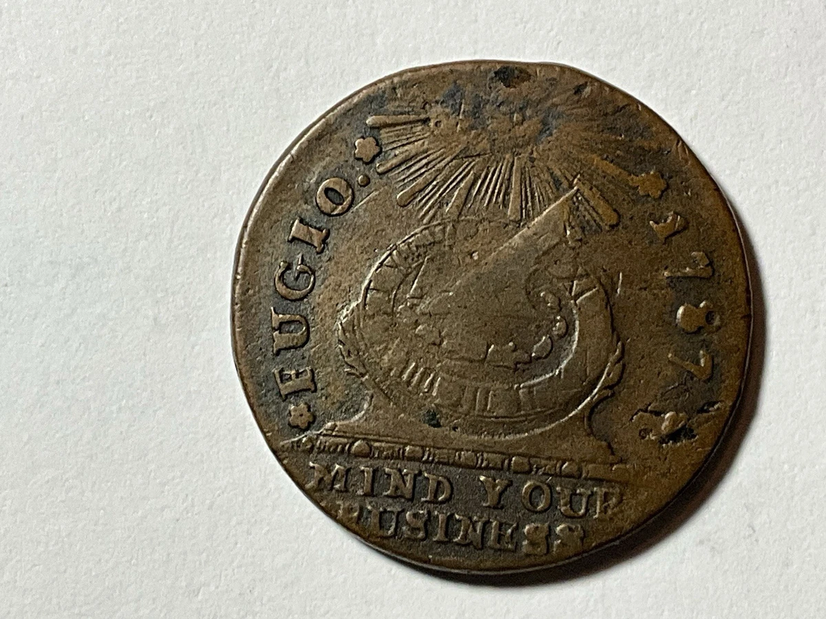 ヨウ① Fugio Cent 1787 Year US Colonial Coins for sale | eBay