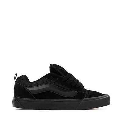 NEW MENS VANS KNU SKOOL SKATE SHOES SNEAKERS BLACK MONOCHROME SIZE 11 12