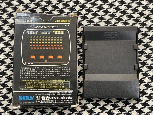 Space Invaders Sega SC-3000 SG-1000 Game Cartridge G-1045 Boxed 1985 Japan - Picture 2 of 7