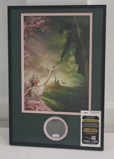 CYNTHIA ERIVO (Elphaba) Signed Cut Signature and Wicked Poster JSA AUTHENTICATED