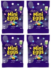 Cadbury Mini Eggs, Chocolatey Candy Eggs, 90g (4 Pack)