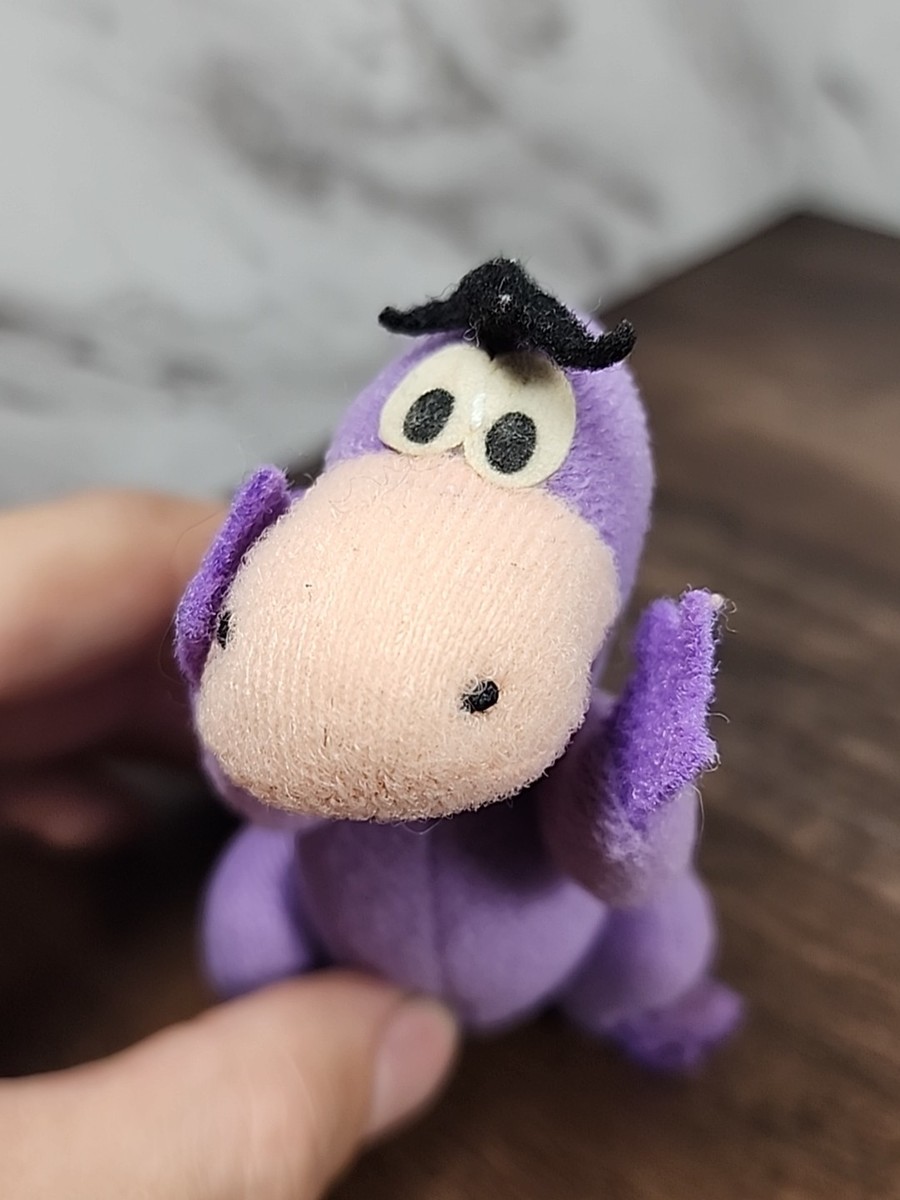 ☆Vintage☆~1988 The Flintstones Dino 4” Plush Hanna-Barbera Fred