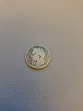 French Silver Napoleon III Coin 4.74 Grams @ 0.900 Silver Content