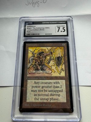 Magic: The Gathering Meekstone Beta Rare 1993 Artefakt CGC 7.5