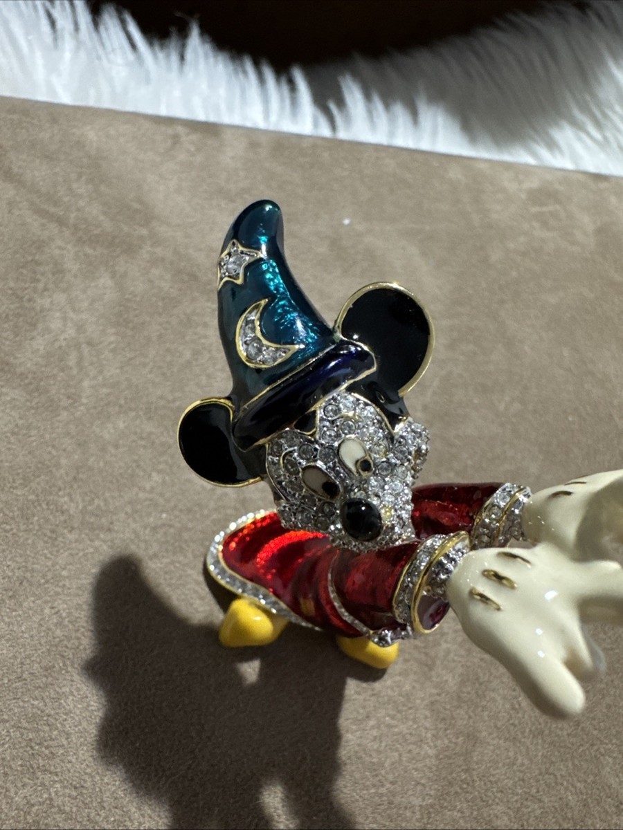 Disney Arribas Brothers Swarovski® Crystal Sorcerer Mickey Jeweled