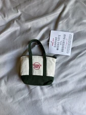 Trader Joe's Mini Canvas Micro Tote with Grocery Bag Green