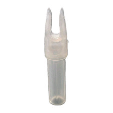 50 Count Bohning Blazer GT S Arrow .246" Nocks: Clear / Pearl White NOS