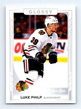 #R-35 2023-24 O-Pee-Chee Glossy _ Luke Philp Chicago Blackhawks