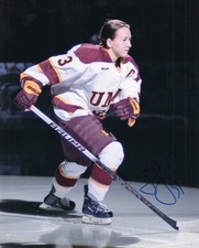 JOCELYNE LAROCQUE SIGNED RARE MINNESOTA DULUTH  BULLDOGS 8X10 PHOTO PROOF