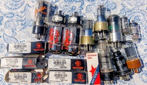 Lot of Tubes for vintage Vacuum tube Guitar amp Amplifier sovtek Fender GT 