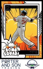 David Ortiz Bomb Squad 2024 Donruss #17 Boston Red Sox Baseball Card