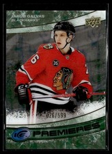 2022-23 Upper Deck Ice Green - Premieres Jakub Galvas Rookie 026/599 Chicago