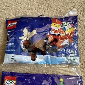 Lego 30286 40008 40010 Seasonal Christmas Tree Santa Sleigh Reindeer Snowman New