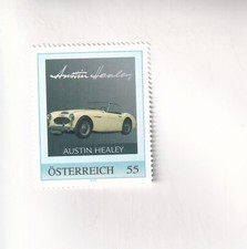 BRIEFMARKE PM &Ouml;sterreich AUTO Britische Sportwagen AUSTIN HEALEY postfrisch