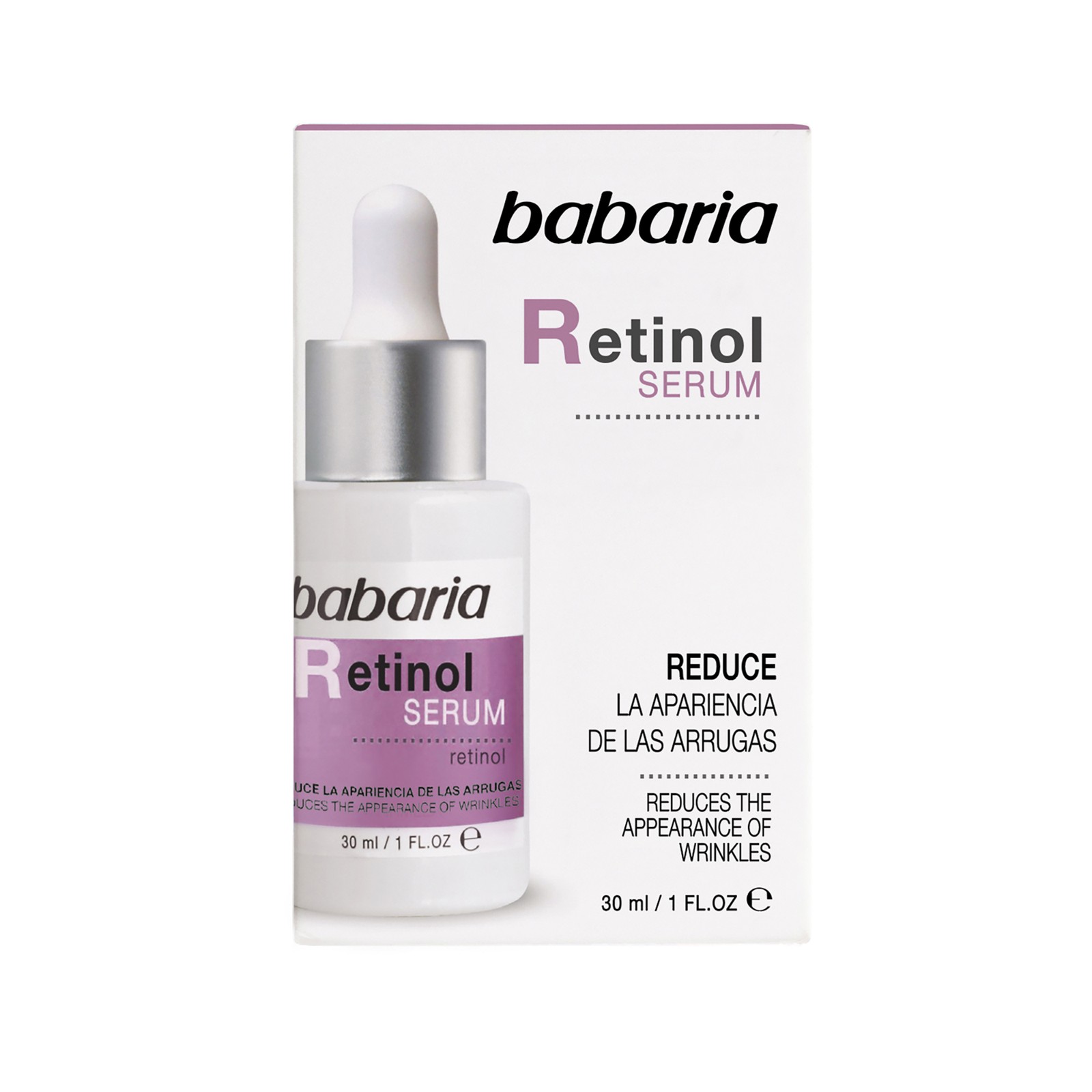 Retinol Face Serum by Babaria for Women - 1 oz Serum - Pack of 2