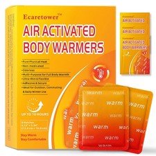 8 Pack Body Warmers, Air-activated Heat Patches For Back, Abdomen, Shoulders
