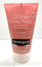 NEW Neutrogena Oil Free Acne Foaming Facial Scrub Pink Grapefruit 4.2oz