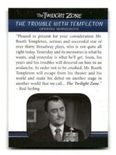 2019 Rittenhouse The Twilight Zone Rod Serling Edition Trading Card #45