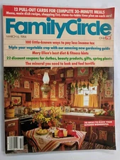Family Circle Mar 6 1984 30 Minute Meals; Gardening Guide;M335 