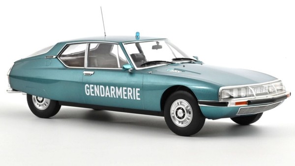 Norev 1/12 Citroen Sm 1973 Gendarmerie Modellbau Statisches Modell Diecast-image