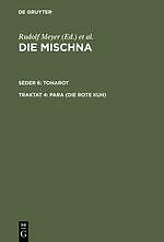 Para (die Rote Kuh) | Buch | 9783110052336