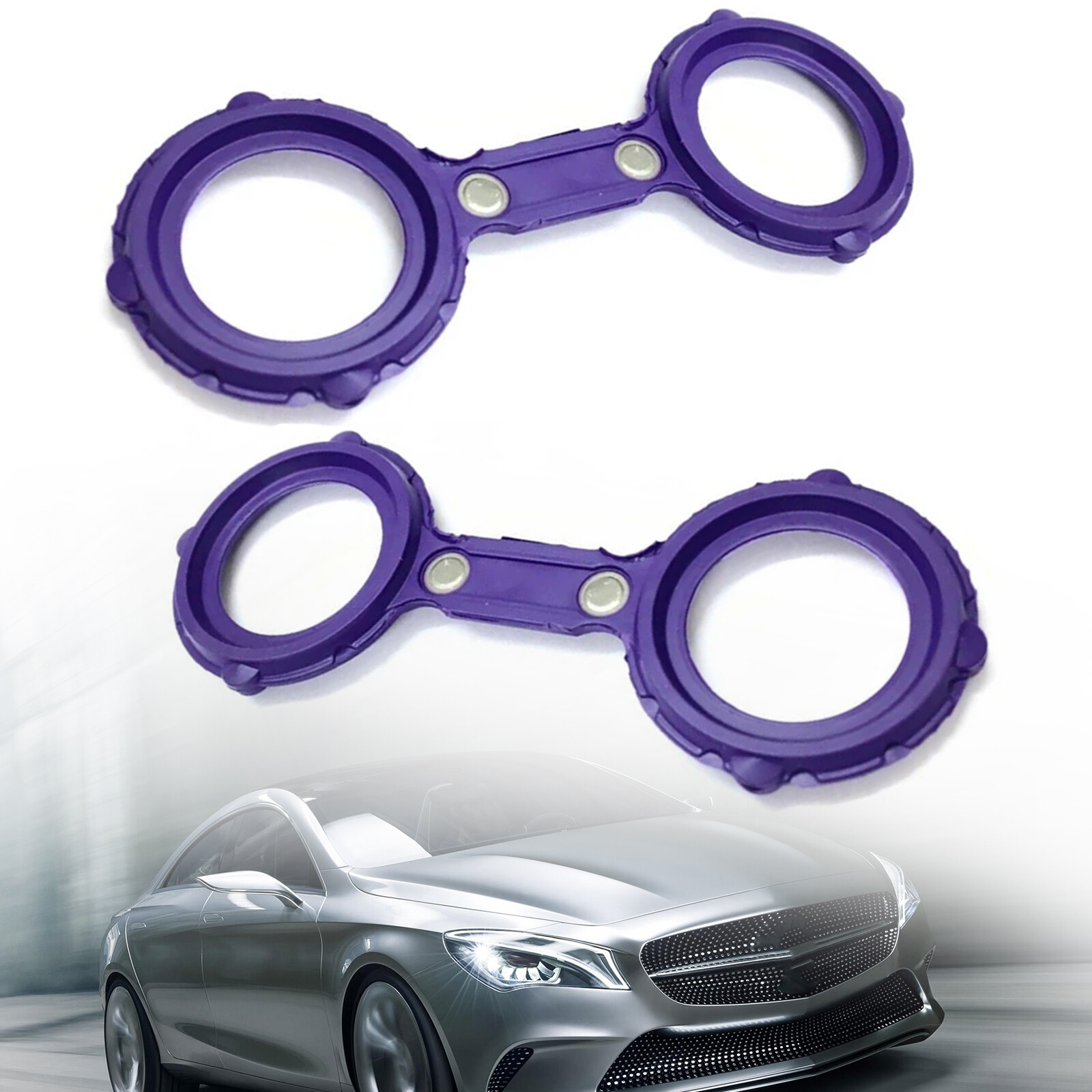 Engine Oil Cooler Seal 2Pcs/Set A6421880580 For Mercedesbenz OM642 V6