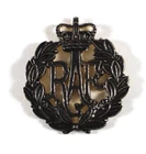 WW2 Royal Air Force RAF Anodised Aluminium Cap Badge British Military
