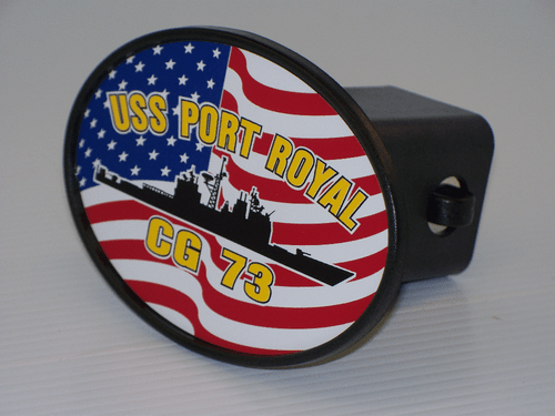 USS PORT ROYAL CG 73 Hitch Cover Military USN U S Navy - Picture 1 of 4