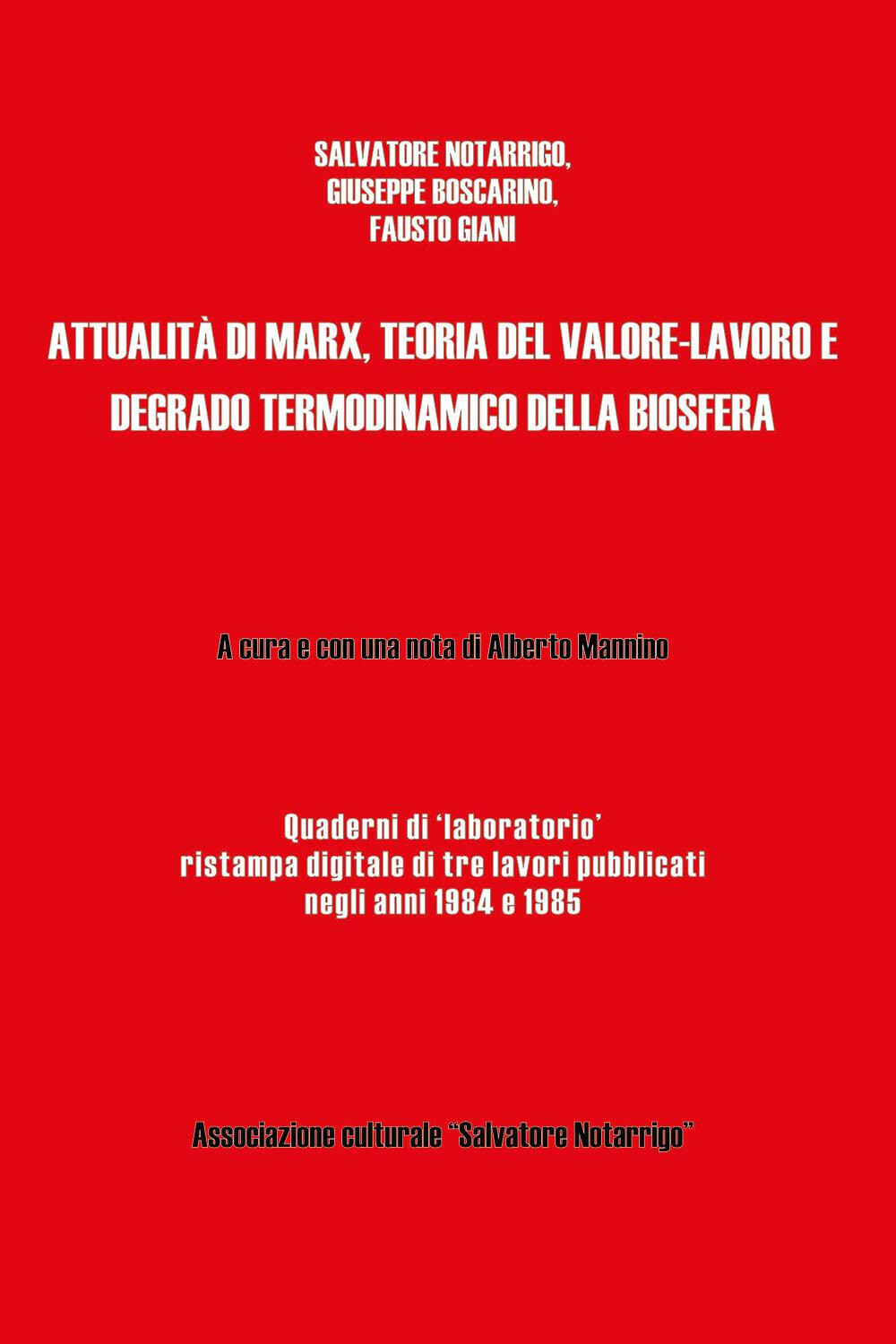 Libri Notarrigo Salvatore / Giuseppe Boscarino / Giani Fausto - Attualita Di Mar