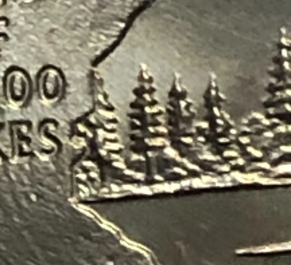 2005 D Minnesota Extra Tree Error Quarter Satin Finish PCGS SP68: DDR-004,FS-803 - Image 3 of 4