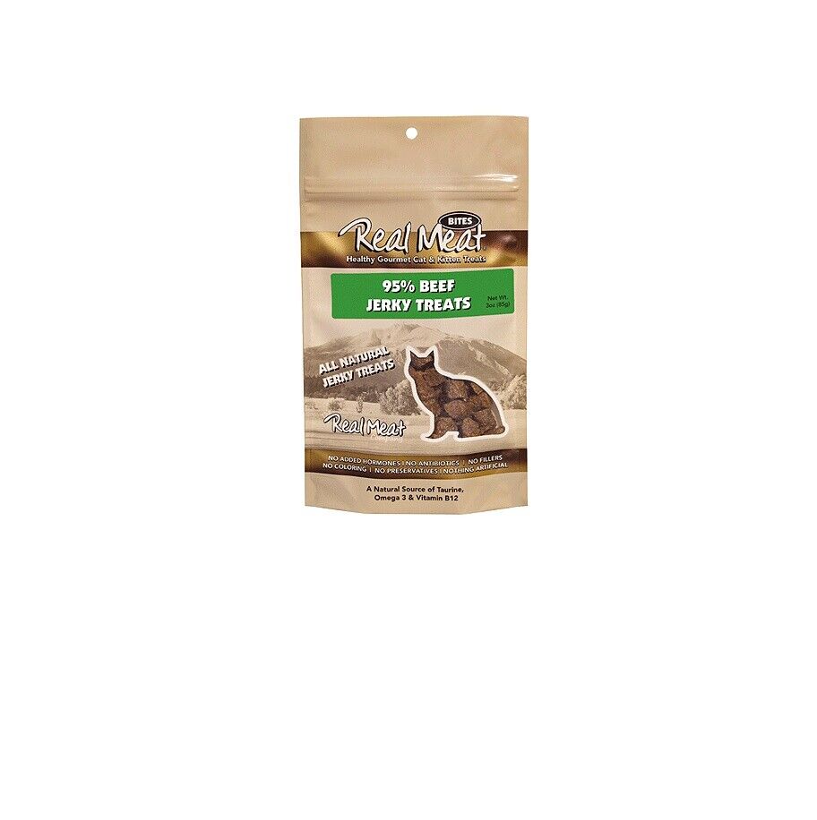 REAL MEAT Beef Jerky Treats for Cats All Natural free range beef