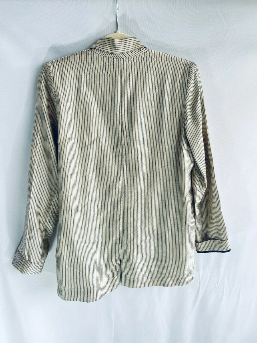 FORTE-FORTE Women's Jacket Beige/black blazer Cotton