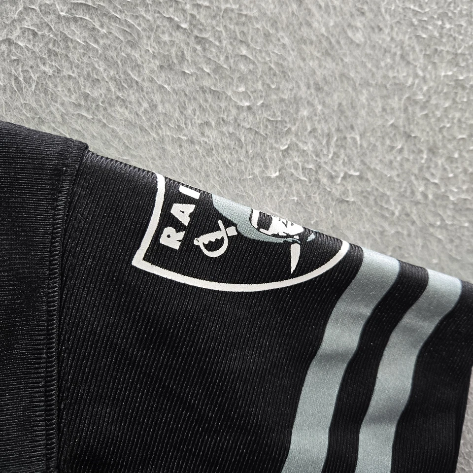 Camiseta de los Raiders de Las Vegas para niños pequeña negra ropa del equipo de la NFL Derek Carr 4  Foto 4 de 4