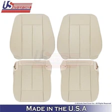 2007-2014 For Ford Expedition XLT Cloth Front Replacement Seat Covers Camel Tan