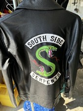 South Side Serpents Leather Motorcycle Jacket Xs