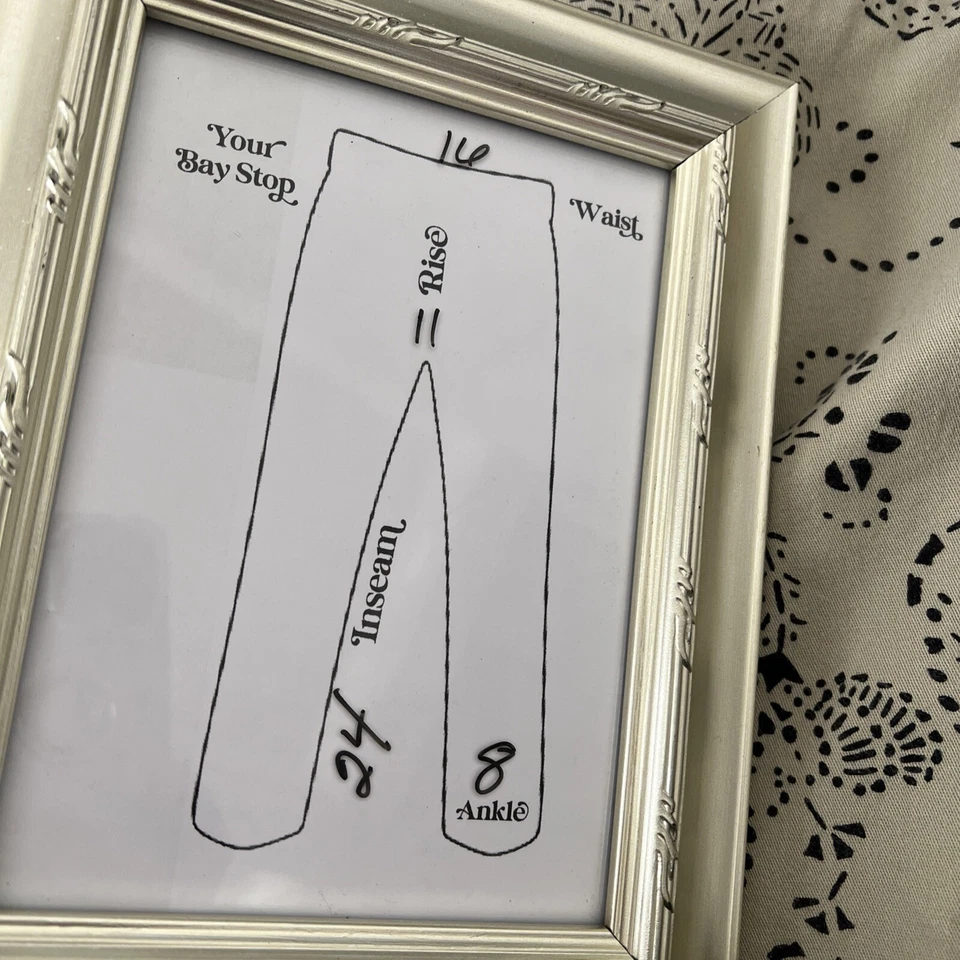 Pantalones Harolds Vintage Para Mujer Talla 12 Negro Beige Paisley Aberturas Elastizados Foto 4 de 4