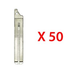 Uncut Remote Flip Blade Blank Insert Key Replacement For Toyota Scion 50 Pack