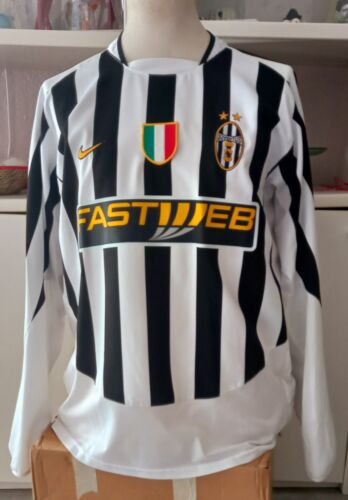 Juventus Jersey Worn MARESCA 2003-2004 Nike Match Worn Shirt Juve T-Shirt-