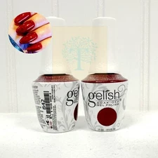 Gelish LED/UV Soak Off Gel Polish 1110842 Good Gossip 0.5oz/ea Glitter Red