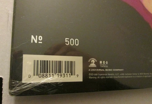 rare LOW #500 JIMI HENDRIX Band Of Gypsys Live At The Fillmore East SEALED 3-LP