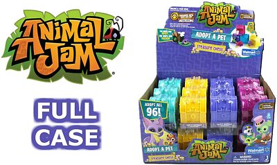 Animal Jam Adopt a Pet Mystery Case 24 Count Full Case brand new sealed.