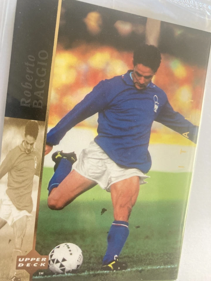 复古 1994 年 Upper Deck 世界杯美国 94 超级明星套装卡 #1 - #10 密封 — 第 2/4 张图片