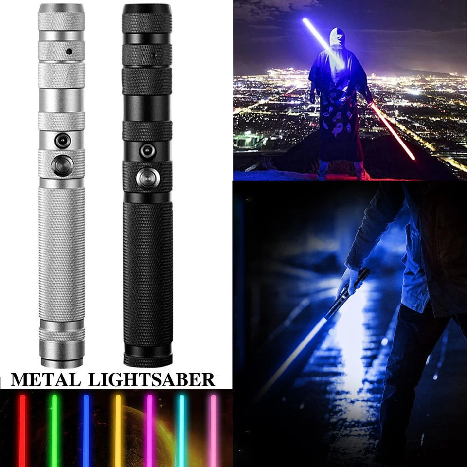 LED Lightsaber RGB Heavy Dueling Color Changing Metal Handle Light Saber Toy AU - image 2 of 4