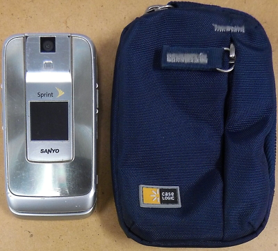 その他 SANYO P6-120MPN Sanyo Katana DLX SCP-8500 - Ice / Silver ( Sprint ) Very Rare Flip