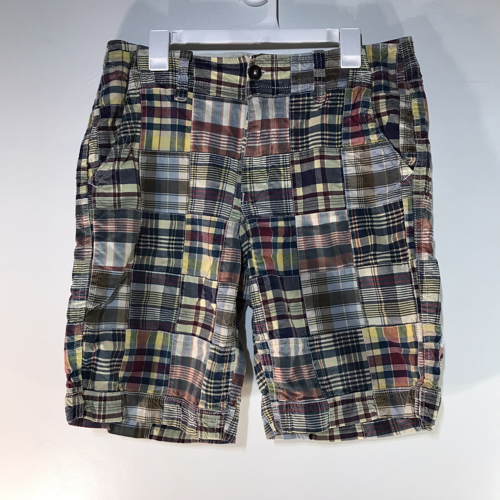 American Eagle Multi Patchwork 100% Cotton Shorts… - image 1